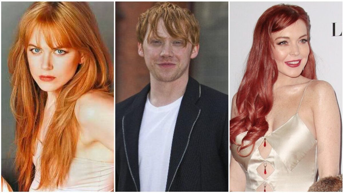 La lista de los pelirrojos y pelirrojas más famosos que triunfan en nuestras pantallas: desde Nicole Kidman a Lindsay Lohan.