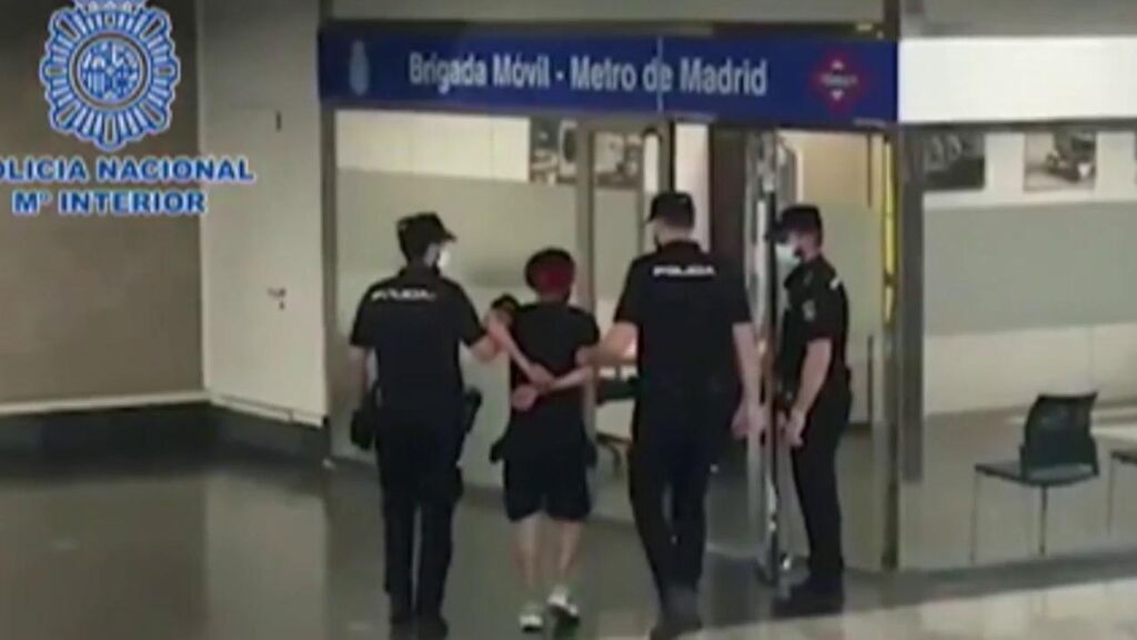 Agresor del sanitario en el metro de Madrid
