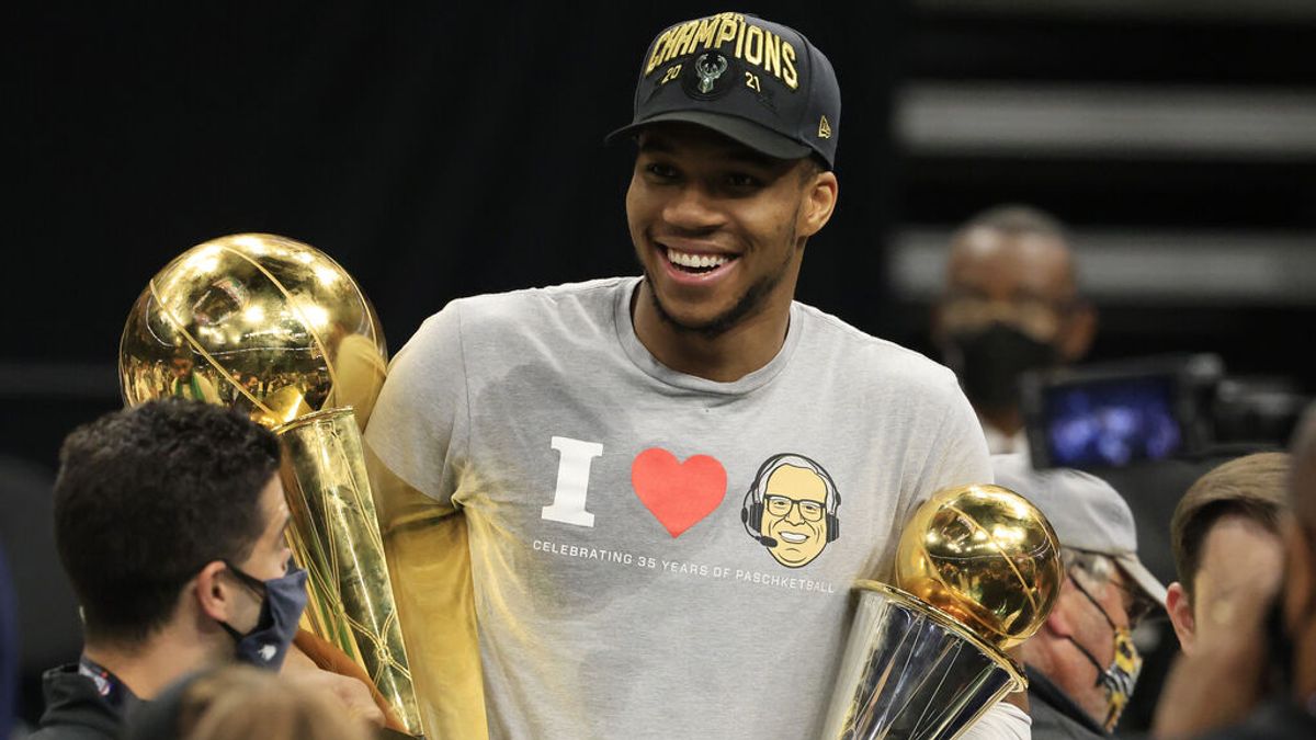 Antetokounmpo lleva a Milwaukee Bucks a ganar un anillo de la NBA 50 años después Antetokounmpo lleva a Milwaukee Bucks a ganar un anillo de la NBA 50 años después