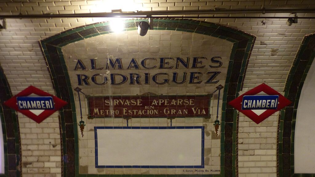 La estación de Chamberí, reconvertida actualmente en museo.