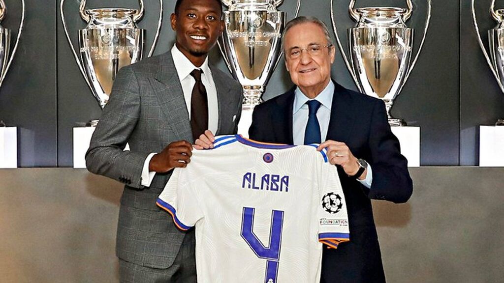 David Alaba, honrado por heredar el dorsal 4 de Sergio Ramos