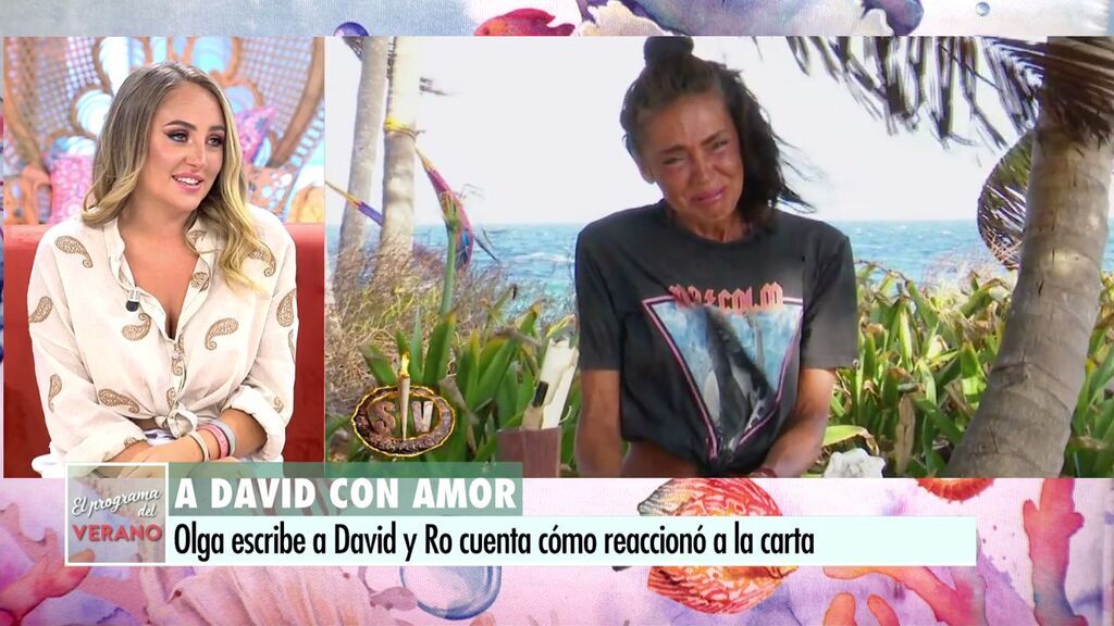 Por qué Olga Moreno decidió escribirle la carta en 'Supervivientes' a David Flores y no a Rocío o a Lola