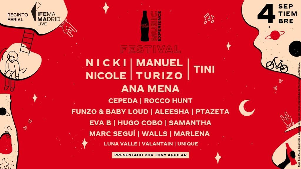 ¡Cartel cerrado! Estos son todos los artistas que nos harán bailar en el Festival Coca-Cola Music Experience