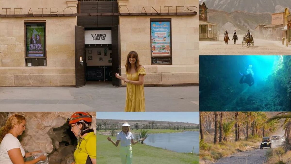 Escenarios de cine, playas vírgenes y pueblos de ensueño: Isabel Jiménez y Mar Segura guían a 'Viajeros Cuatro' por Almería