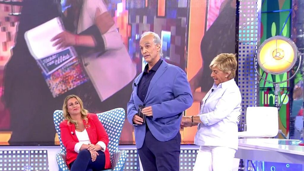 El doble de José Luis Moreno se enfada en 'Sálvame'