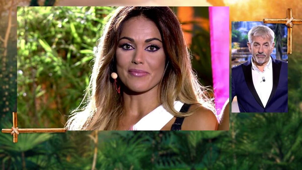 Lara Álvarez, rota en la final de 'Supervivientes'