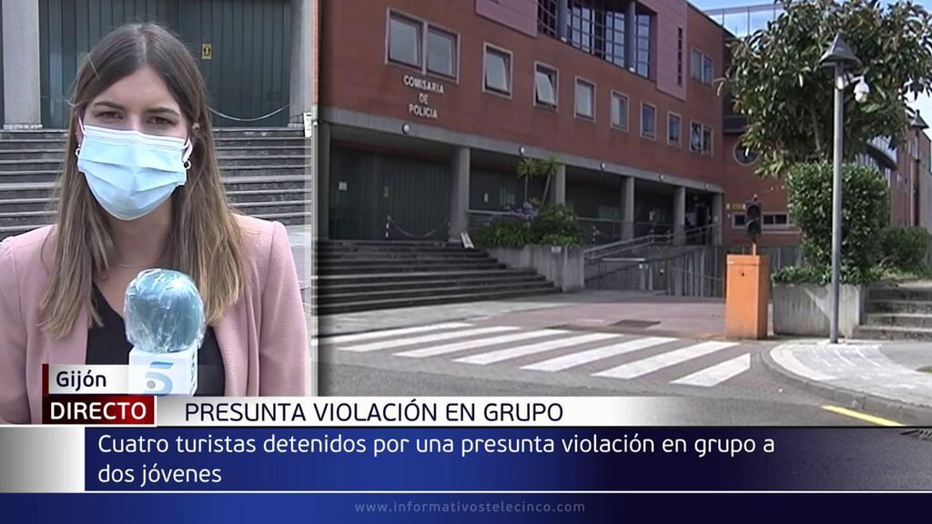 Detenidos cuatro jóvenes por una violación múltiple en una pensión de Gijón
