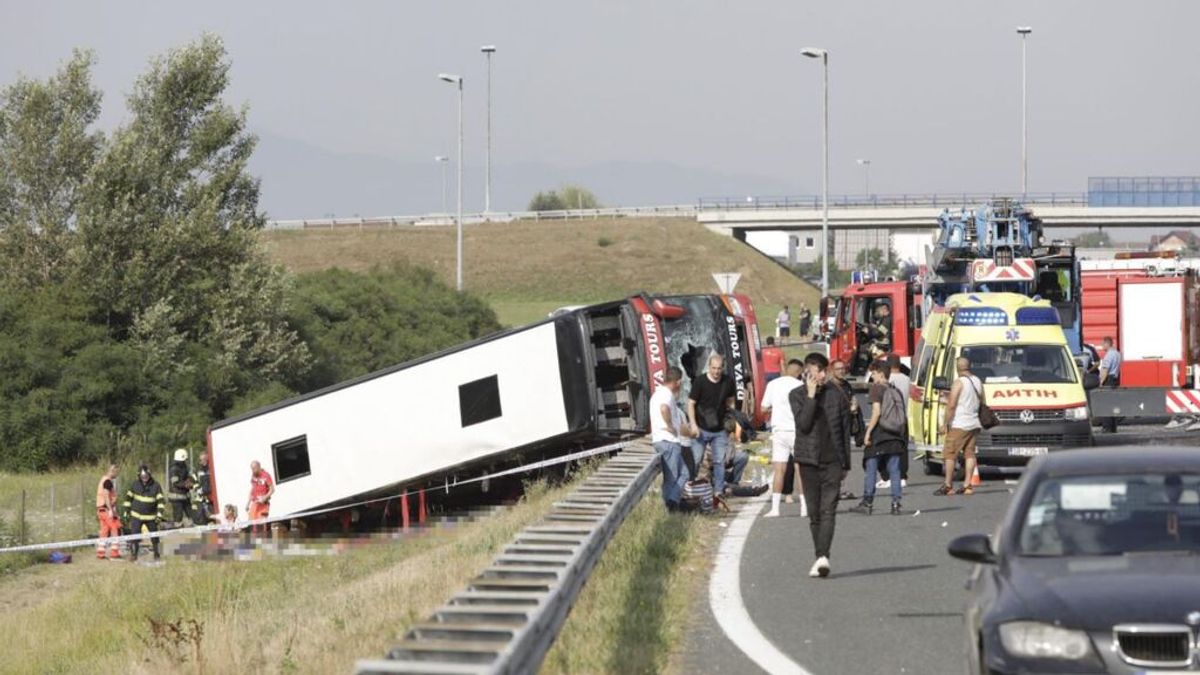 Diez muertos y más de 40 heridos, entre ellos 15 graves, en un accidente de autobús en Croacia