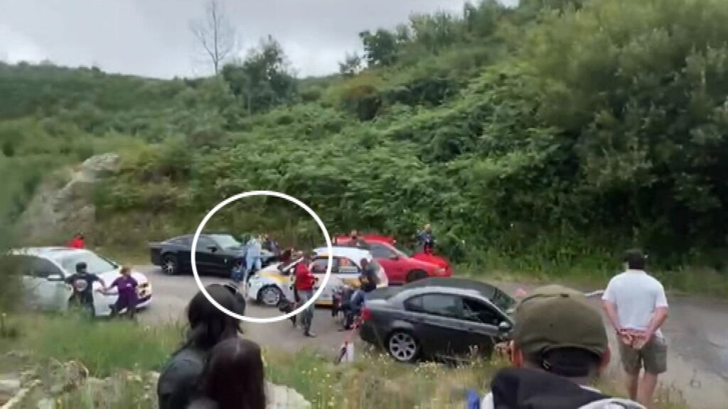 Una mujer es atropellada en el rally Rías Baixas en Vigo