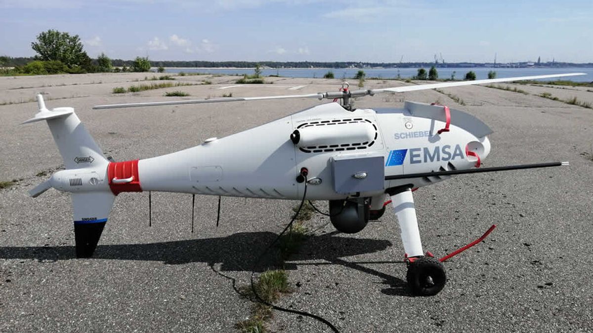 Drones que vigilan los mares: España y la Agencia Europea de Seguridad Marítima controlan las emisiones y vertidos  de buques desde el cielo