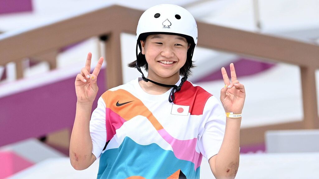 Momiji Nishiya, una niña skater de 13 años, consigue el Oro más joven de la historia de los Juegos Olímpicos