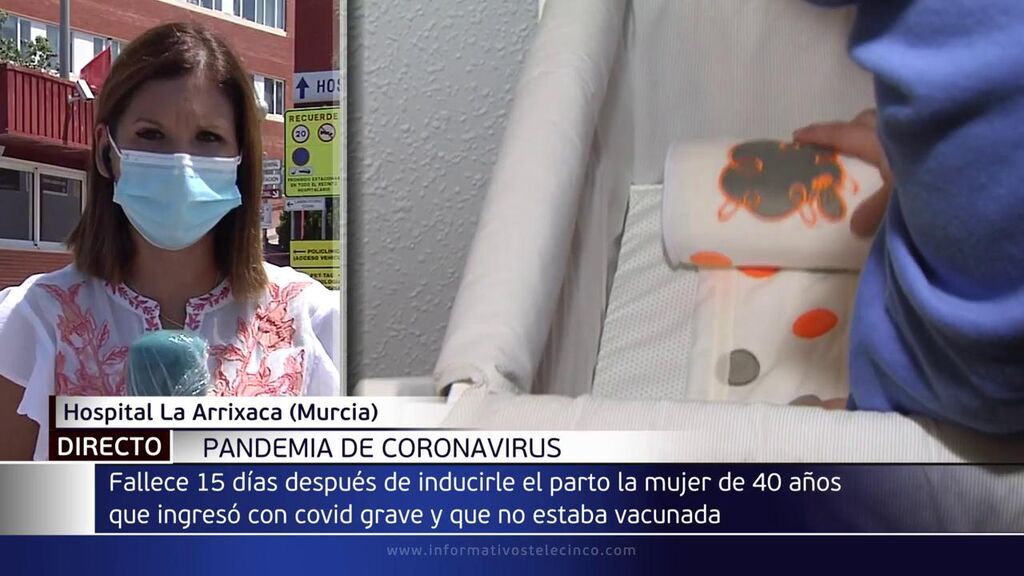 Muere una mujer de 40 años por coronavirus en Murcia: estaba embarazada y tuvo que ser inducida al parto
