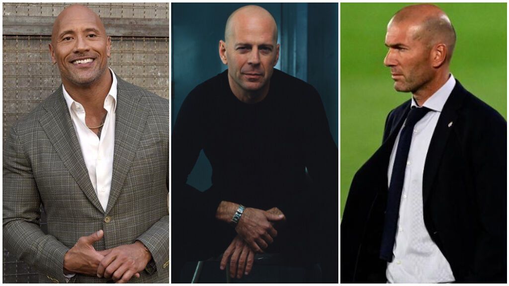 Los famosos rapados más sexys que han conquistado nuestro corazón: desde Dwayne Johnson a Bruce Willis y Zinedine Zidane.