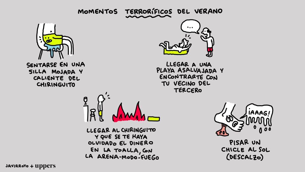 Momentos terroríficos del verano: la viñeta de Javirroyo