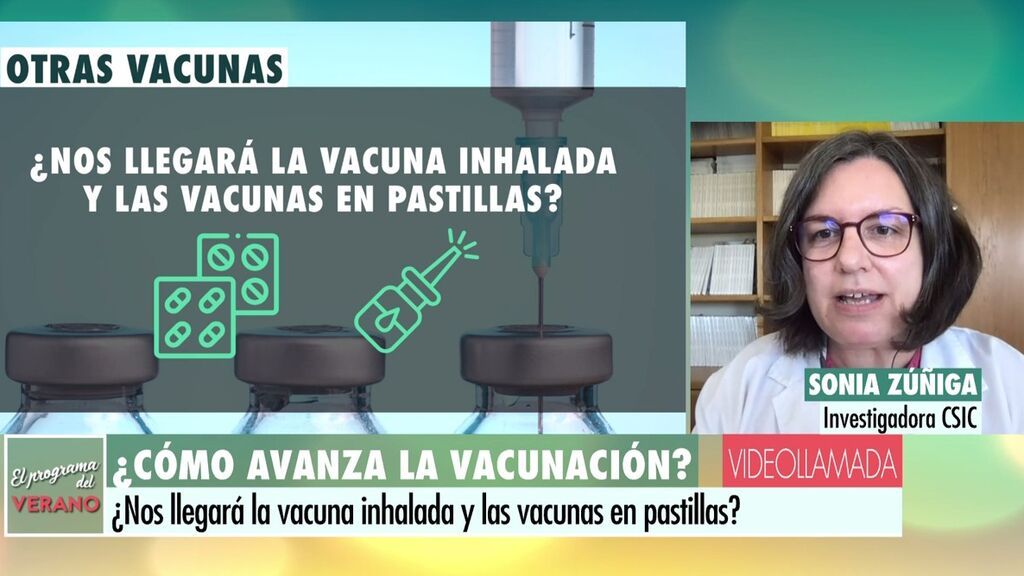 Sonia Zúñiga, del CSIC, sobre los detalles de la vacuna española: "La inoculación intranasal puede ser mucho más eficaz para prevenir la enfermedad"