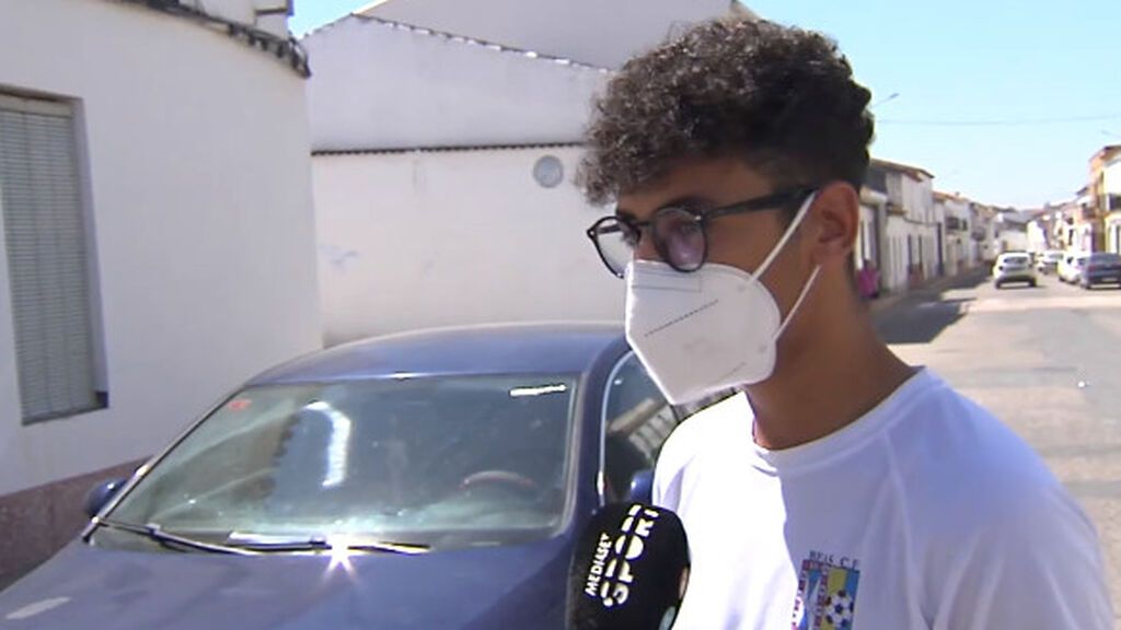 Achraff Habbar, el jugador del Beas FC que sufrió un ataque racista en Huelva por ser marroquí