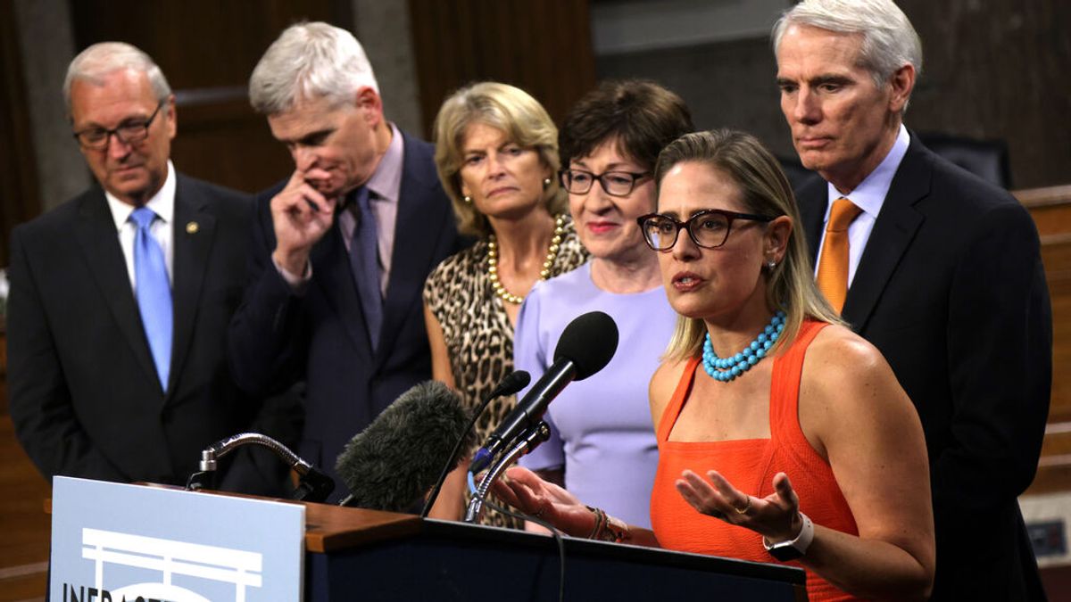 Estados Unidos desbloquea en el Senado el debate sobre el plan de infraestructuras de Biden Estados Unidos desbloquea en el Senado el debate sobre el plan de infraestructuras de Biden