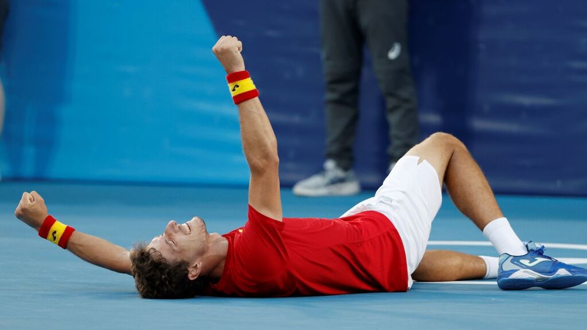 El español Pablo Carreño gana la medalla de bronce a Novak Djokovic en los Juegos Olímpicos de Tokio 2020
