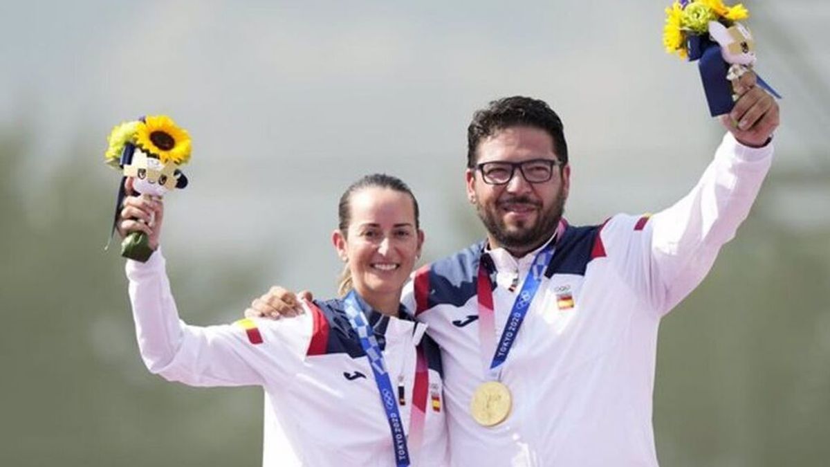 Primer oro olímpico para España en Tokio 2020: Alberto Fernández y Fátima Gálvez, en foso mixto