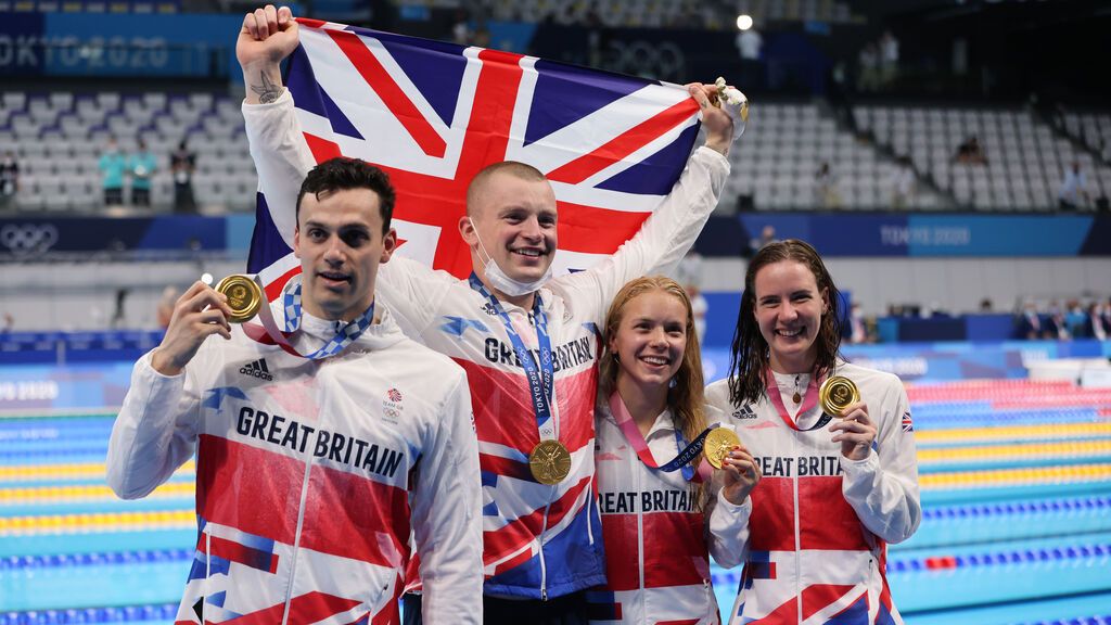 EuropaPress_3863032_31_july_2021_japan_tokyo_great_britains_gold_medallists_kathleen_dawson