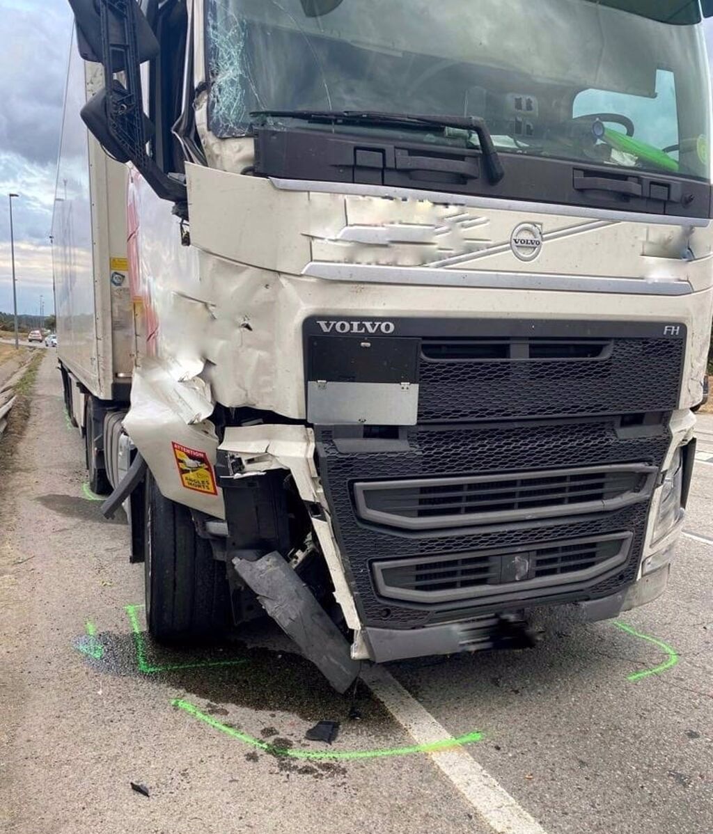 Camión que conducía el detenido por presunto homicidio imprudente