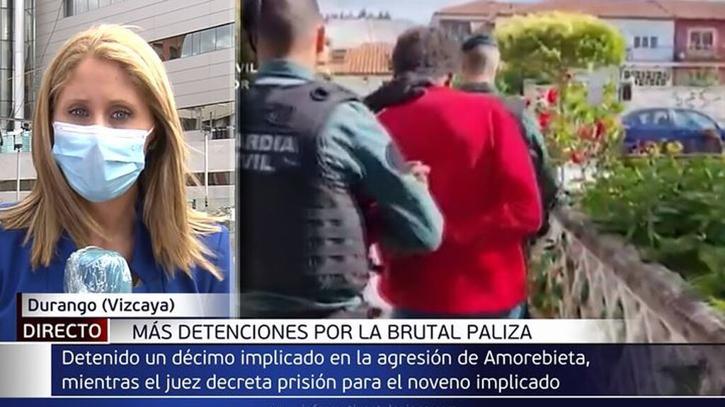 Prisión provisional para el detenido en Barakaldo por la paliza al joven de Amorebieta: hay un décimo detenido