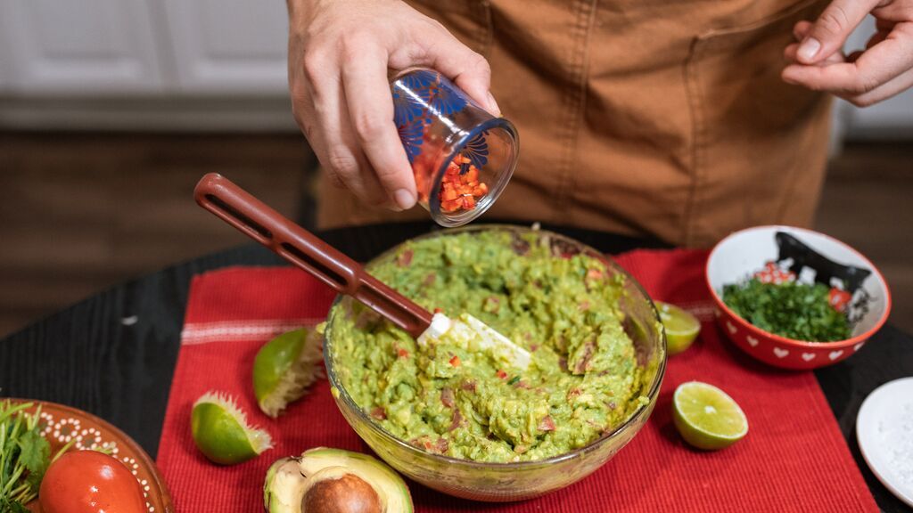Cocina del guacamole.