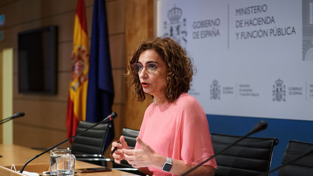La ministra de Hacienda, María Jesús Montero La ministra de Hacienda, María Jesús Montero