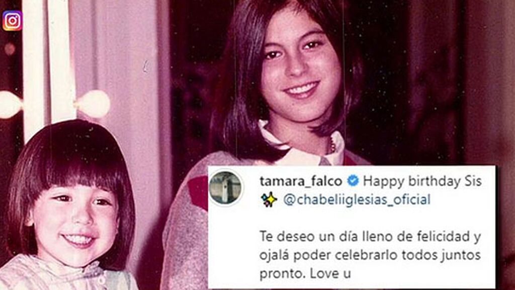 Un lapsus de Tamara Falcó desvela la verdadera fecha de nacimiento de su hermana Chabeli Iglesias