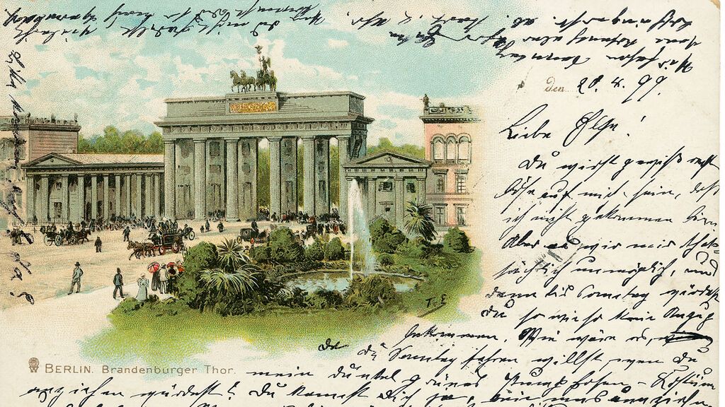 07_Globus Verlag_Berlin_Brandenburger Thor_1898-1999__Postkarte