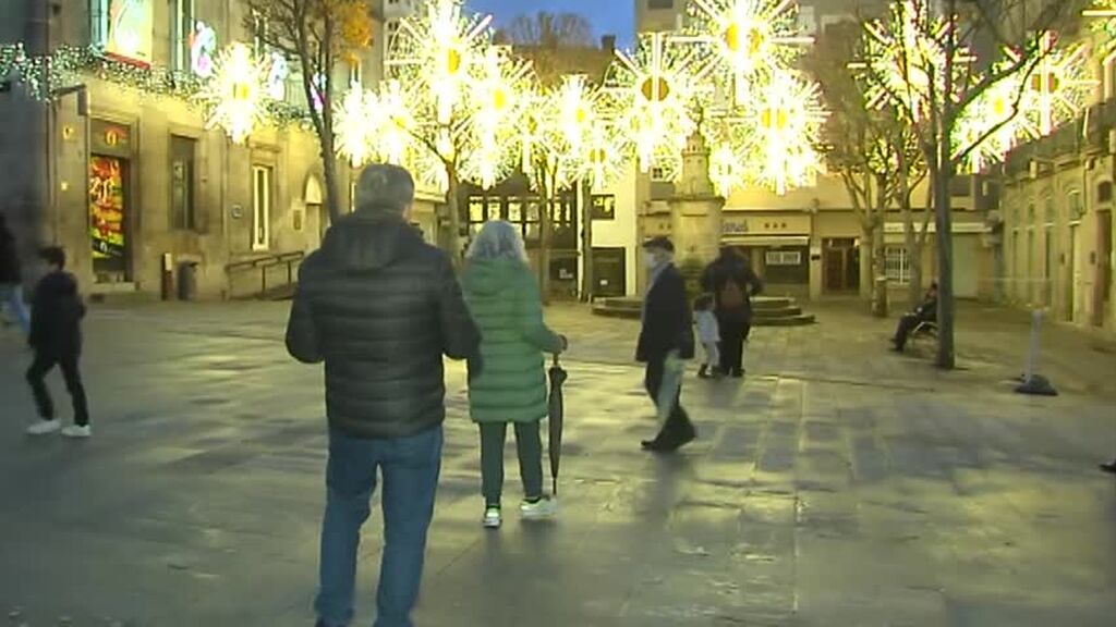 Carrera de luces de navidad en Galicia