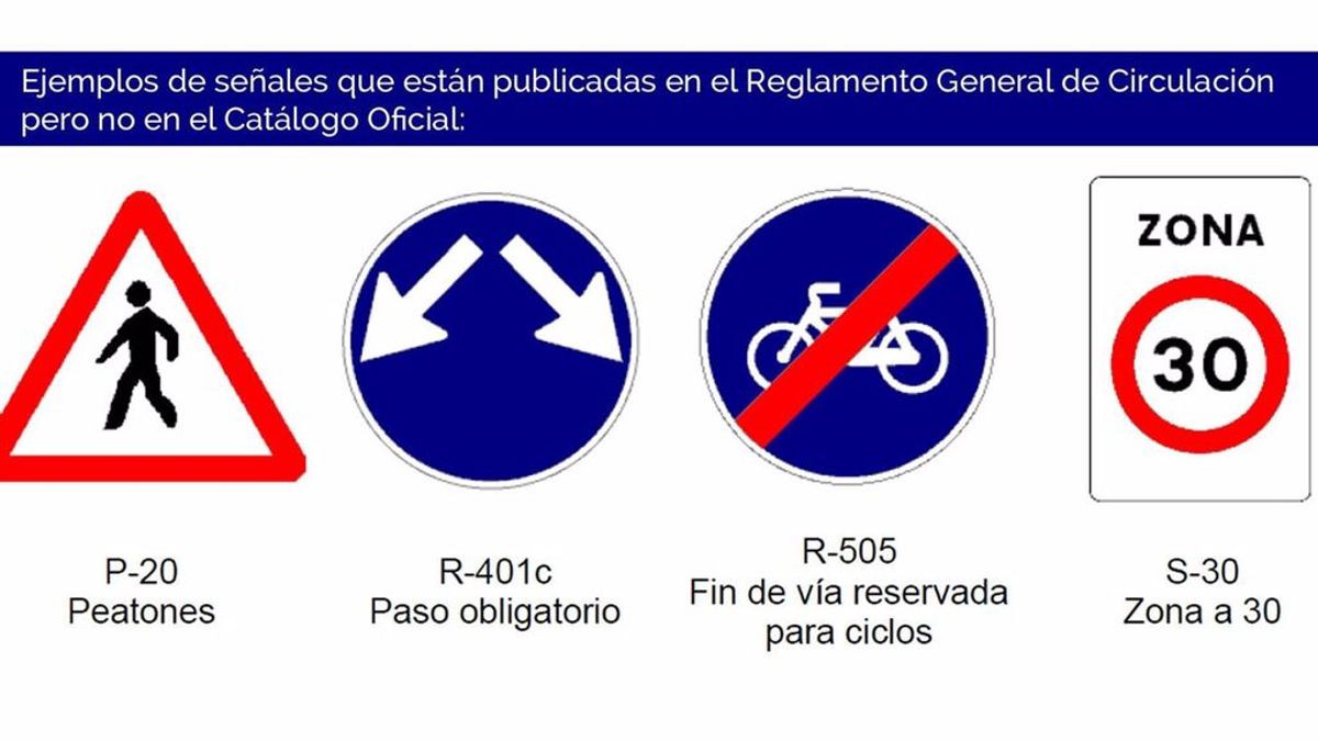 En España hay más de 125 señales de tráfico que no están recogidas en el código de circulación En España hay más de 125 señales de tráfico que no están recogidas en el código de circulación