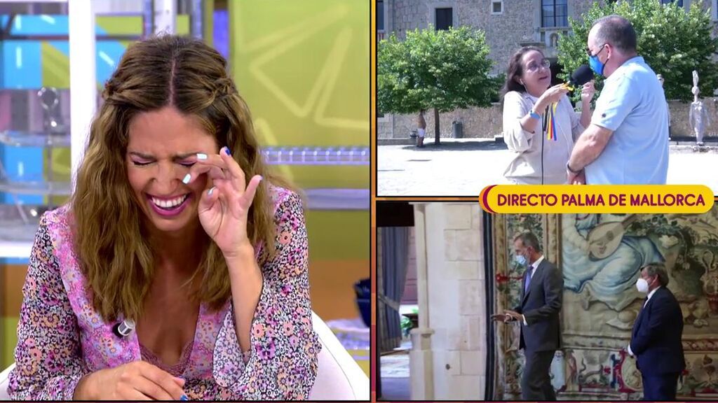 Carmen Duerto le canta ‘Yo soy español’ al Rey Felipe desde un barco y él le gasta una broma