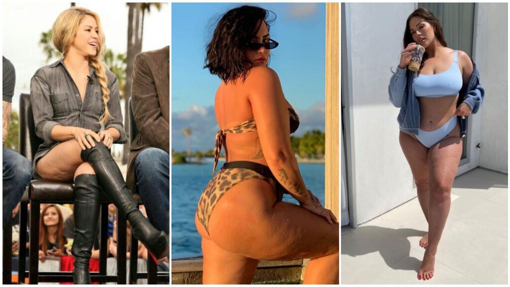 Famosas con celulitis que reivindican los cuerpos reales: de Shakira a Demi Lovato y Ashley Graham.