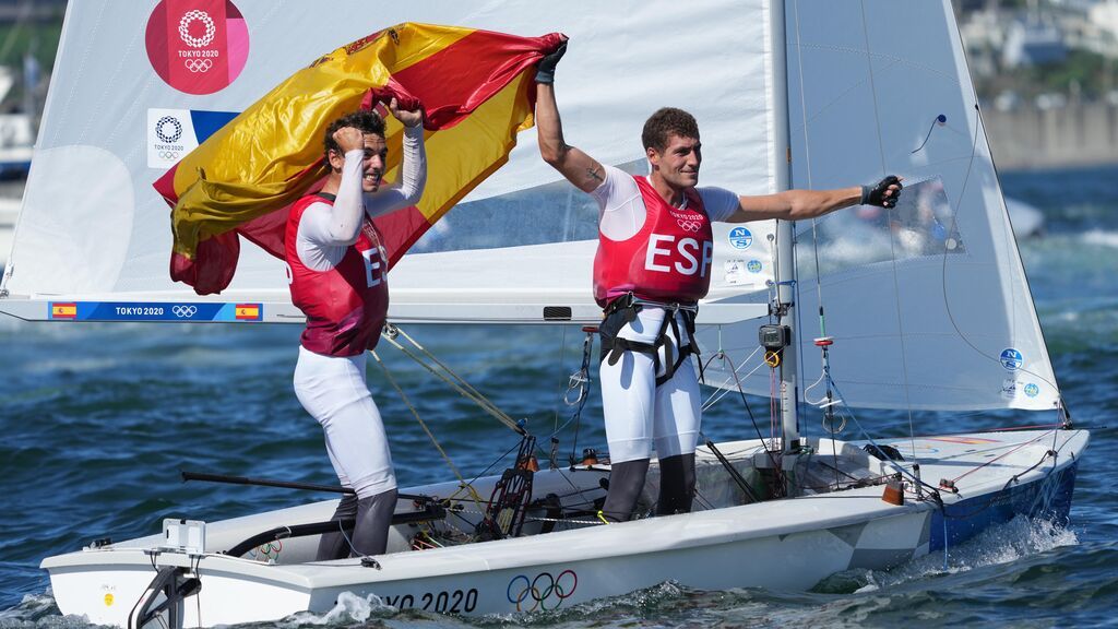 Jordi Xammar y Nicolás Rodríguez se cuelgan el bronce en el 470 masculino de vela
