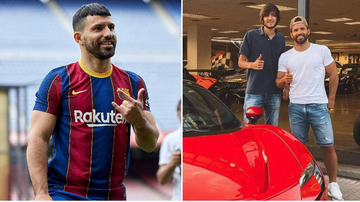 El Kun Agüero celebra su primera semana en Barcelona comprándose un Ferrari de 500.000 euros