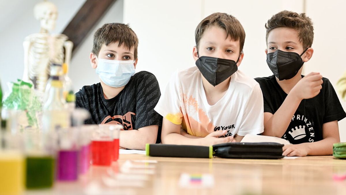 Niños en una escuela primaria de Alemania Niños en una escuela primaria de Alemania
