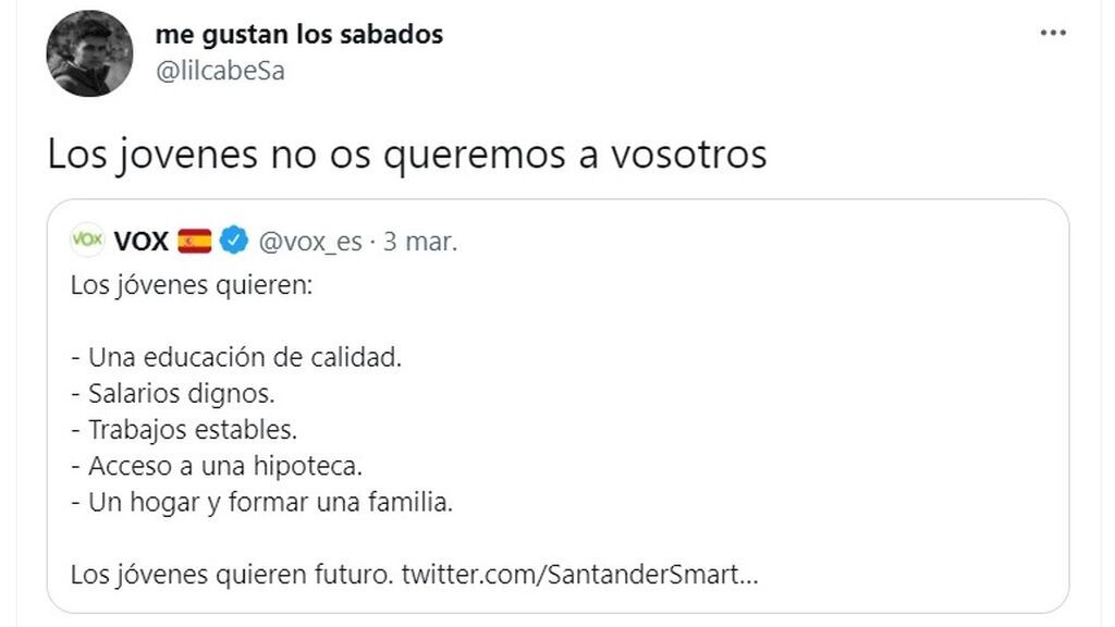 Contrario a VOX