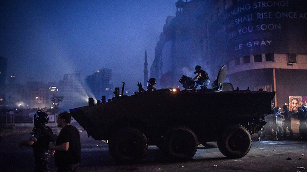 Protestas y disturbios en el primer aniversario de las explosiones en el puerto de Beirut
