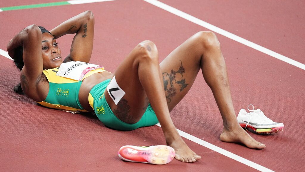 La atleta jamaicana Elaine Thompson-Herah