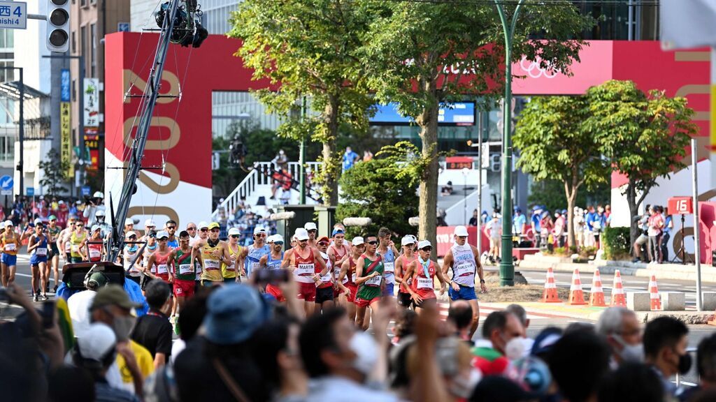 España volvió a lograr medalla en los 20km marcha.