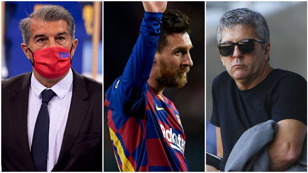 Jorge Messi cree que al Barcelona le viene bien la salida de su hijo.