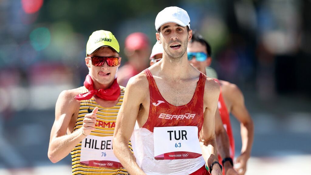 Marc Tur roza el podio y acaba cuarto en la prueba de 50 kilómetros marcha