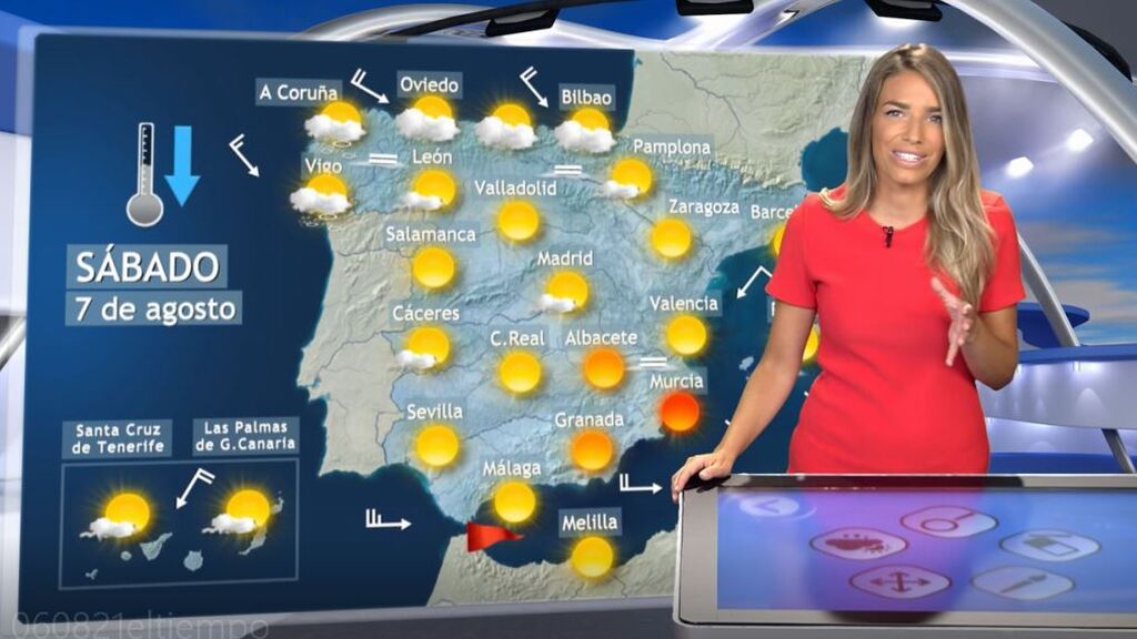 Tiempo seco y soleado en gran parte de España para este sábado