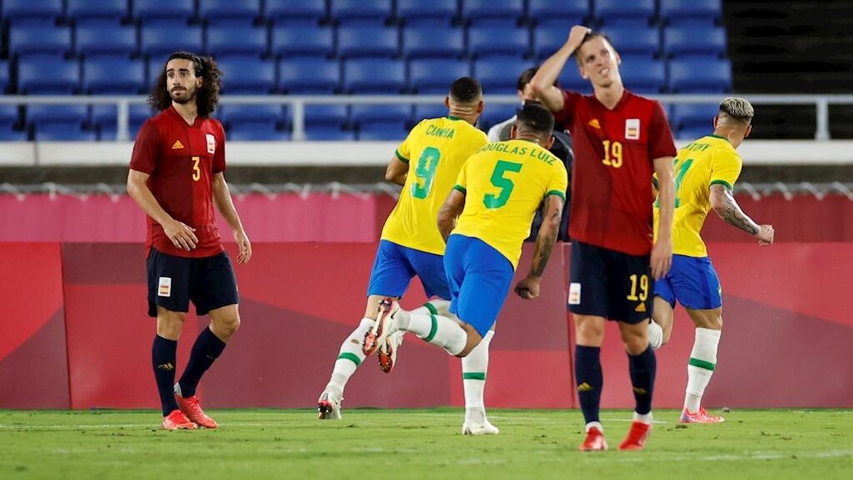 La selección española de fútbol se queda con la plata en los Juegos Olímpicos de Tokio La selección española de fútbol se queda con la plata en los Juegos Olímpicos de Tokio