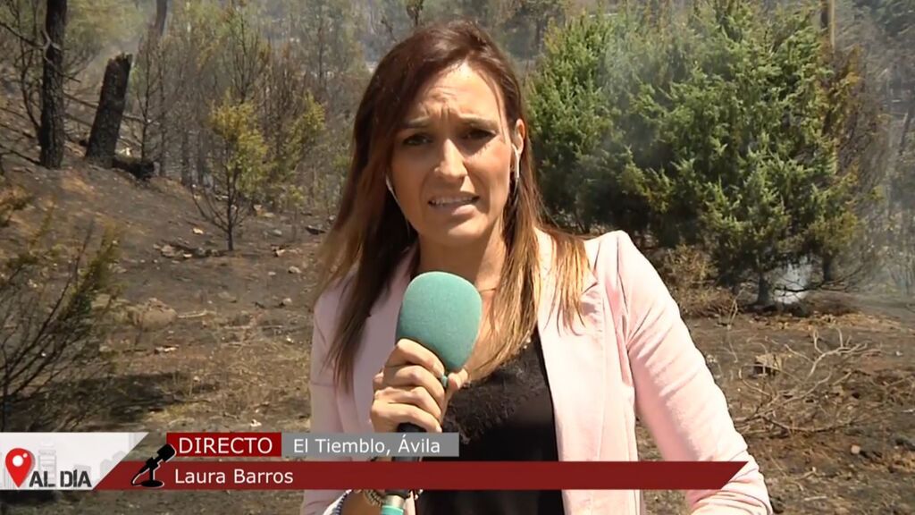 Noche de angustia en El Tiemblo, Ávila: el incendio no ha podido ser estabilizado