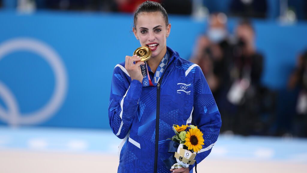 EuropaPress_3874444_07_august_2021_japan_tokyo_israels_gold_medallist_linoy_ashram_celebrates