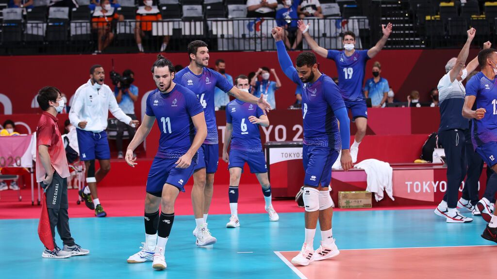 EuropaPress_3875073_07_august_2021_japan_tokyo_france_players_celebrate_winning_the_mens