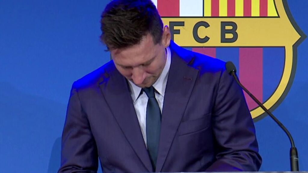 Messi se despide del Barça