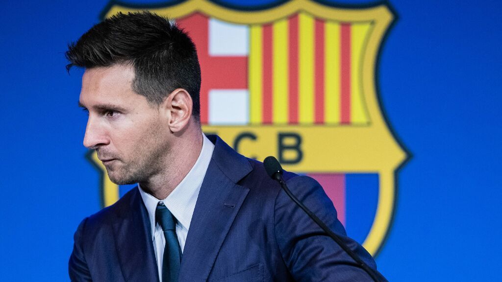 Messi se despidió entre lágrimas del Barcelona.